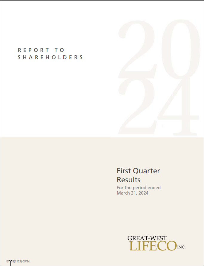 1st Quarter 2024 - Report to Shareholders